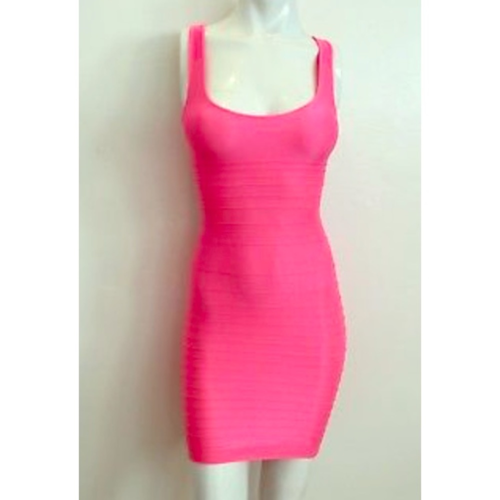 Hot Pink Bebe Dress